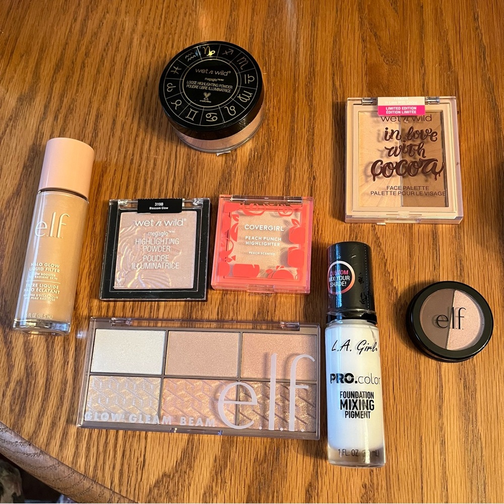 Elf Wet n Wild Makeup Lot Highlighter Contour Eyeshadow